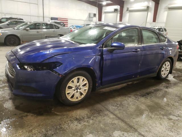 FORD FUSION S 2013 with VIN 3FA6P0G73DR227283 - Photo from auction
