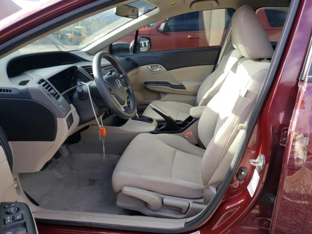 Photo 7 from auction – 2012 HONDA CIVIC LX with VIN 2HGFB2F50CH579284