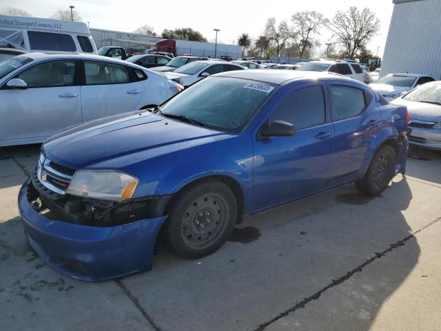 DODGE AVENGER SE 2014 with VIN 1C3CDZAB1EN140112 - Photo from auction