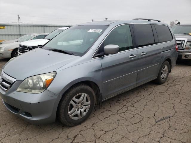 HONDA ODYSSEY EX 2007 with VIN 5FNRL38727B042974 - Photo from auction