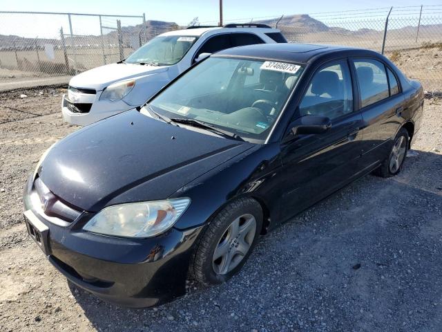 HONDA CIVIC EX 2005 with VIN 2HGES26825H521315 - Photo from auction