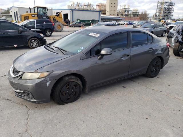 HONDA CIVIC LX 2013 with VIN 19XFB2F57DE015899 - Photo from auction