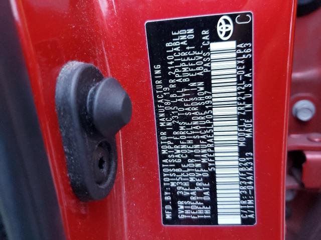 Photo 10 from auction – 2020 TOYOTA COROLLA LE with VIN 5YFEPRAE5LP051987