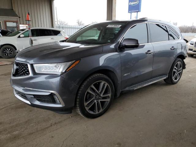 ACURA MDX ADVANC 2017 with VIN 5FRYD4H88HB014877 - Photo from auction