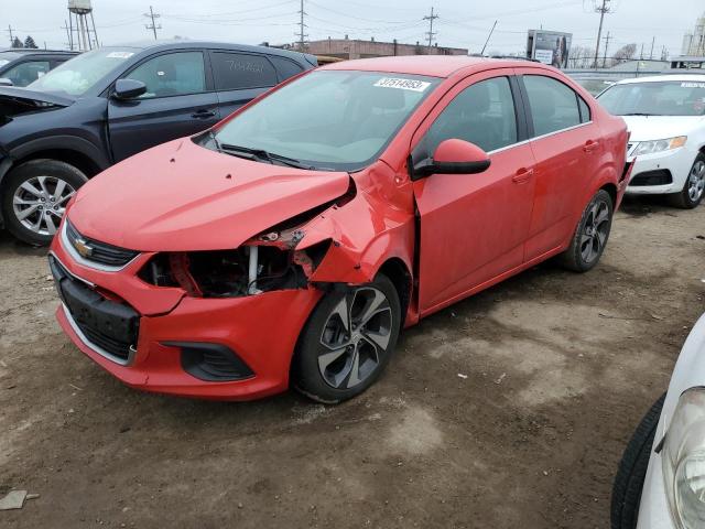 CHEVROLET SONIC PREM 2019 with VIN 1G1JF5SB2K4124967 - Photo from auction