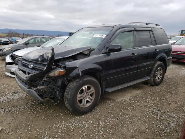 HONDA PILOT EX 2004 with VIN 2HKYF18484H589998 - Photo from auction