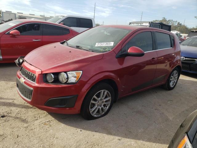 CHEVROLET SONIC LT 2015 with VIN 1G1JC6SB6F4184657 - Photo from auction