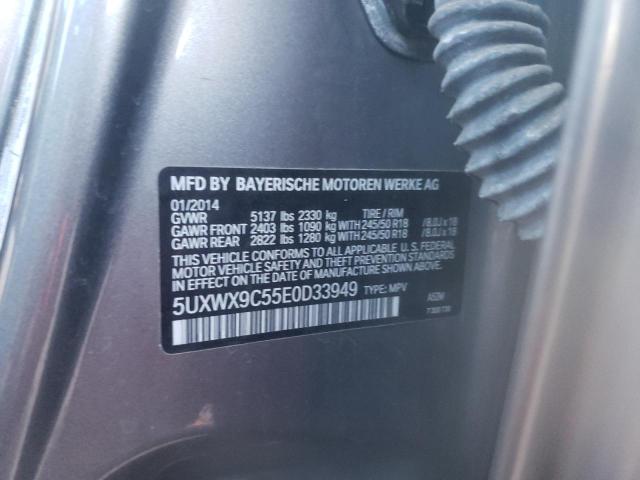 Photo 14 from auction – 2014 BMW X3 XDRIVE2 with VIN 5UXWX9C55E0D33949