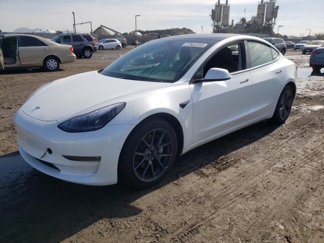 TESLA MODEL 3 2021 with VIN 5YJ3E1EBXMF089520 - Photo from auction