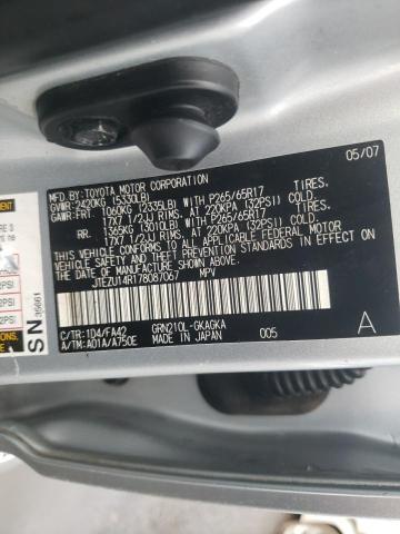 Photo 14 from auction – 2007 TOYOTA 4RUNNER SR with VIN JTEZU14R178087067