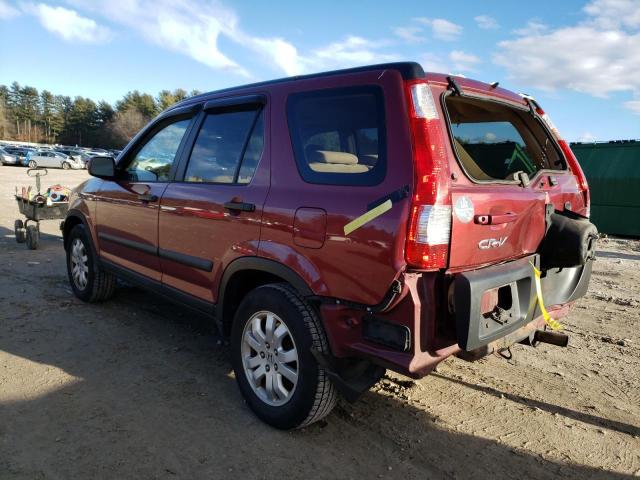 Photo 2 from auction – 2006 HONDA CR-V EX with VIN SHSRD78846U415484