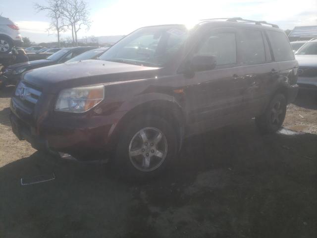 HONDA PILOT EXL 2007 with VIN 5FNYF18717B026885 - Photo from auction