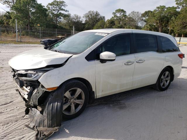 HONDA ODYSSEY EX 2018 with VIN 5FNRL6H72JB025973 - Photo from auction