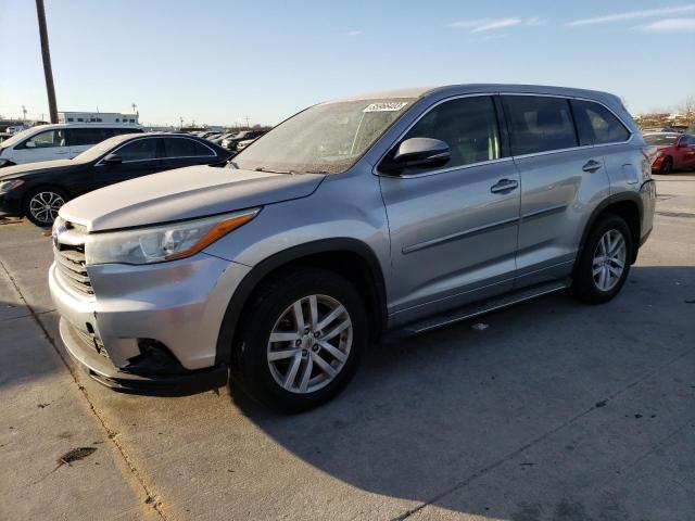 TOYOTA HIGHLANDER 2015 with VIN 5TDZARFH0FS011902 - Photo from auction