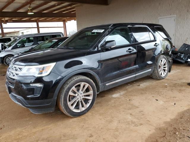 FORD EXPLORER X 2018 with VIN 1FM5K8D89JGC30638 - Photo from auction