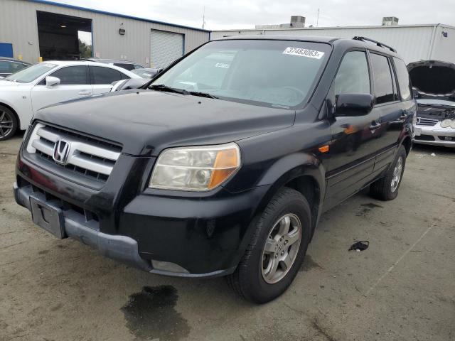 HONDA PILOT EXL 2008 with VIN 5FNYF28708B018459 - Photo from auction