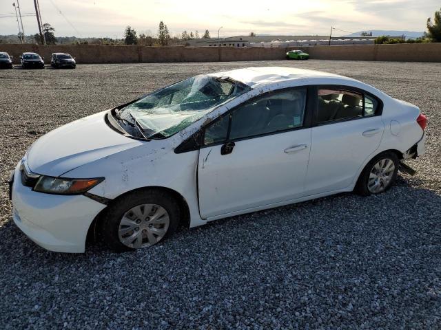 HONDA CIVIC LX 2012 with VIN 19XFB2F57CE074563 - Photo from auction