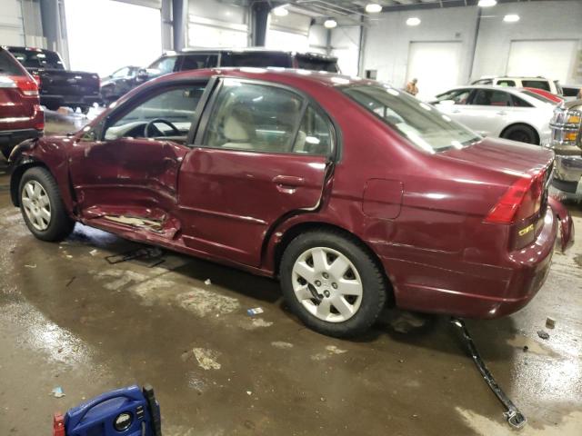 Photo 2 from auction – 2002 HONDA CIVIC EX with VIN 1HGES26882L051659