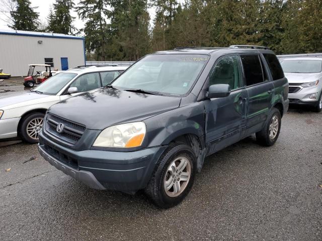 HONDA PILOT EXL 2003 with VIN 2HKYF18683H584767 - Photo from auction
