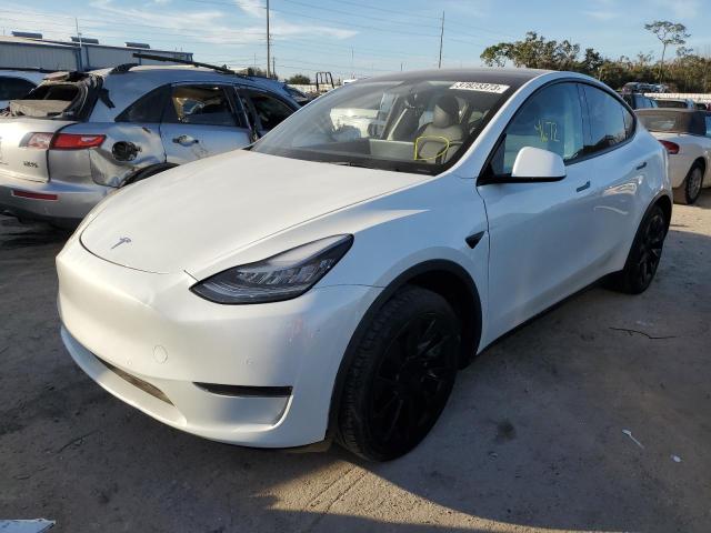 TESLA MODEL Y 2021 with VIN 5YJYGDED6MF114996 - Photo from auction