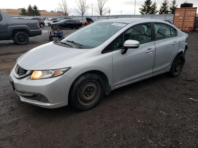 HONDA CIVIC LX 2014 with VIN 2HGFB2E40EH024119 - Photo from auction