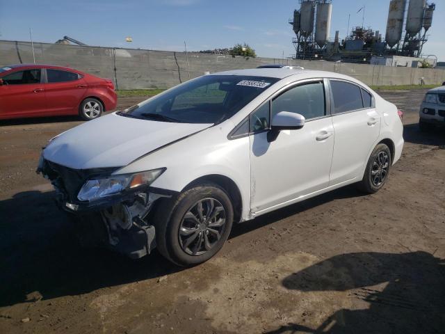HONDA CIVIC LX 2015 with VIN 2HGFB2F54FH537172 - Photo from auction