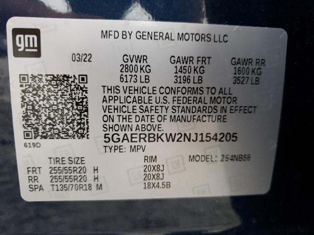 Photo 14 from auction – 2022 BUICK ENCLAVE ES with VIN 5GAERBKW2NJ154205