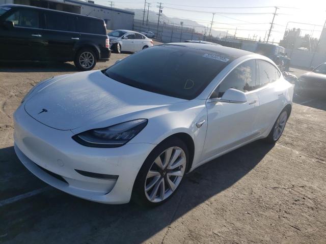 TESLA MODEL 3 2020 with VIN 5YJ3E1EBXLF741891 - Photo from auction