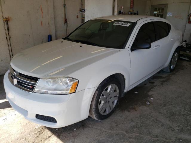 DODGE AVENGER SE 2013 with VIN 1C3CDZAB9DN622857 - Photo from auction
