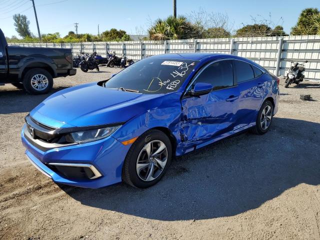 HONDA CIVIC LX 2019 with VIN 19XFC2F63KE034632 - Photo from auction