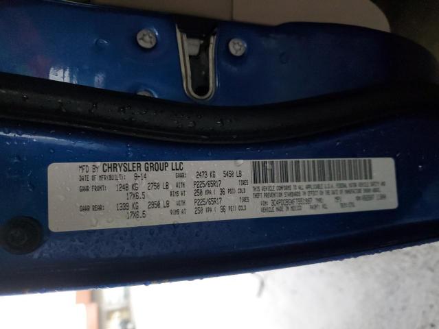 Photo 14 from auction – 2015 DODGE JOURNEY SX with VIN 3C4PDCBGXFT551997