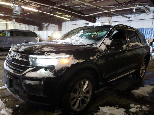 FORD EXPLORER X 2020 with VIN 1FMSK8DHXLGA62627 - Photo from auction