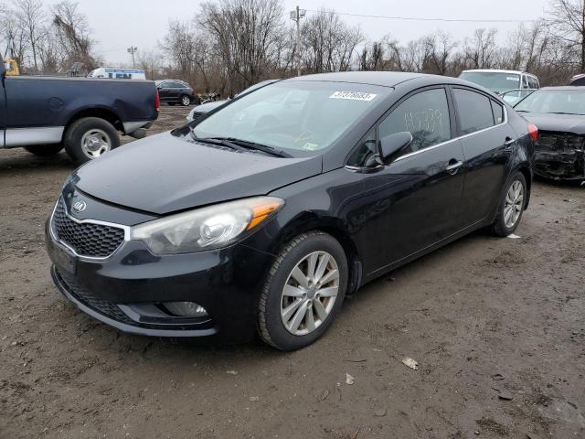 KIA FORTE EX 2014 with VIN KNAFX4A80E5049112 - Photo from auction