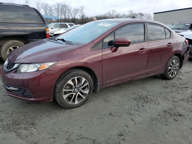 HONDA CIVIC EX 2014 with VIN 19XFB2F83EE034283 - Photo from auction