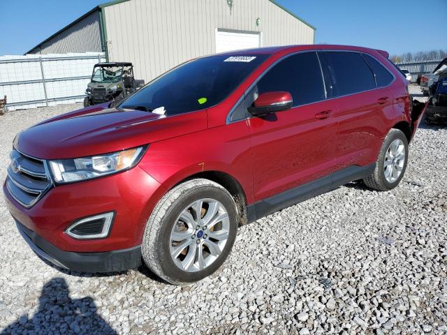 FORD EDGE SEL 2017 with VIN 2FMPK4J82HBB51352 - Photo from auction