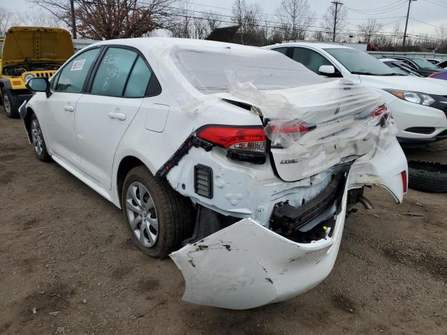 Photo 2 from auction – 2021 TOYOTA COROLLA LE with VIN 5YFEPMAE3MP181044