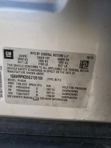 Photo 14 from auction – 2014 GMC ACADIA SLE with VIN 1GKKRPKD5EJ195168