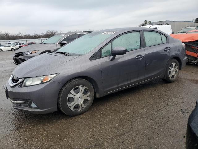 HONDA CIVIC HYBR 2014 with VIN 19XFB4F29EE200961 - Photo from auction