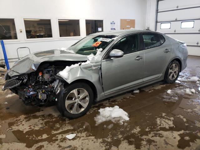 KIA OPTIMA HYB 2014 with VIN KNAGM4AD3E5069462 - Photo from auction