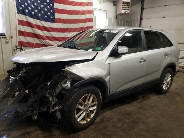 KIA SORENTO LX 2014 with VIN 5XYKTCA60EG544522 - Photo from auction