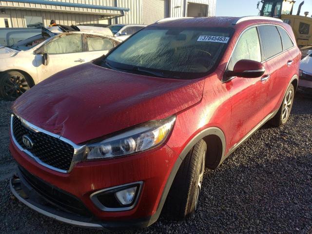 KIA SORENTO EX 2016 with VIN 5XYPHDA59GG001757 - Photo from auction