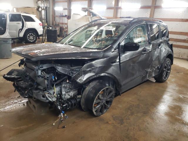 FORD ESCAPE SE 2018 with VIN 1FMCU9GDXJUD42043 - Photo from auction