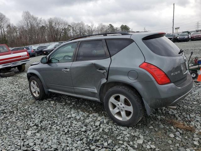 Photo 2 from auction – 2005 NISSAN MURANO SL with VIN JN8AZ08W15W438697