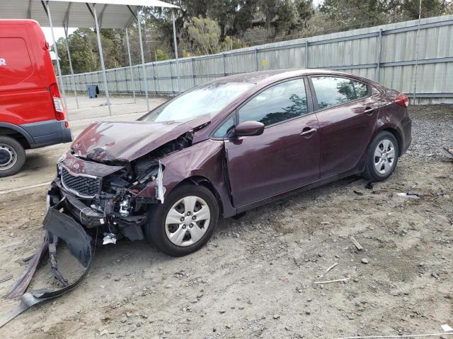 KIA FORTE LX 2017 with VIN 3KPFL4A75HE006447 - Photo from auction