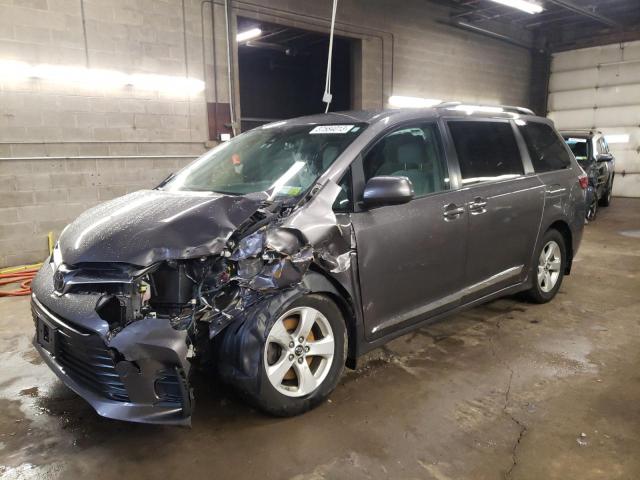 TOYOTA SIENNA LE 2018 with VIN 5TDKZ3DCXJS928756 - Photo from auction