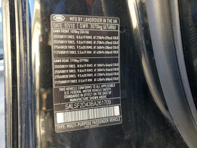 Photo 14 from auction – 2011 LAND ROVER RANGE ROVE with VIN SALSF2D43BA261709
