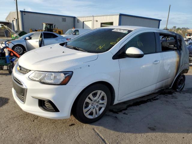 CHEVROLET SONIC 2020 with VIN 1G1JG6SB6L4136169 - Photo from auction