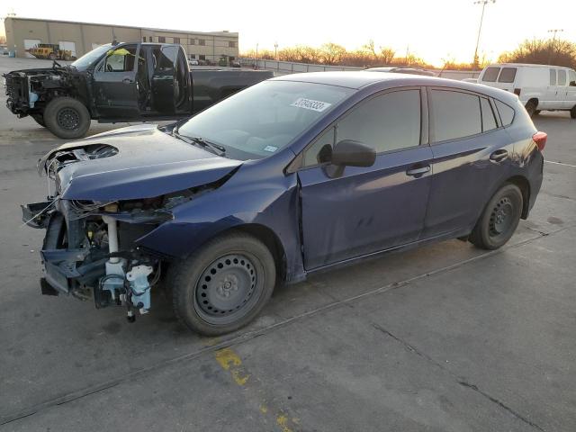 SUBARU IMPREZA 2018 with VIN 4S3GTAA62J3700956 - Photo from auction