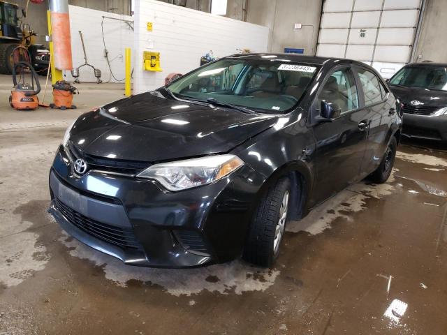 TOYOTA COROLLA L 2014 with VIN 5YFBURHE4EP030133 - Photo from auction