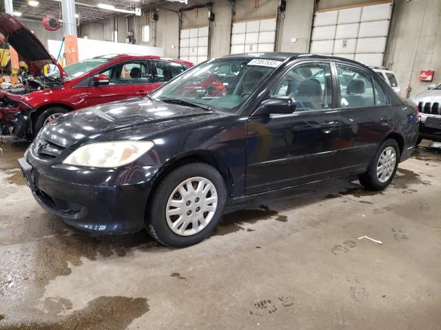 HONDA CIVIC 2004 with VIN 1HGES16544L022467 - Photo from auction
